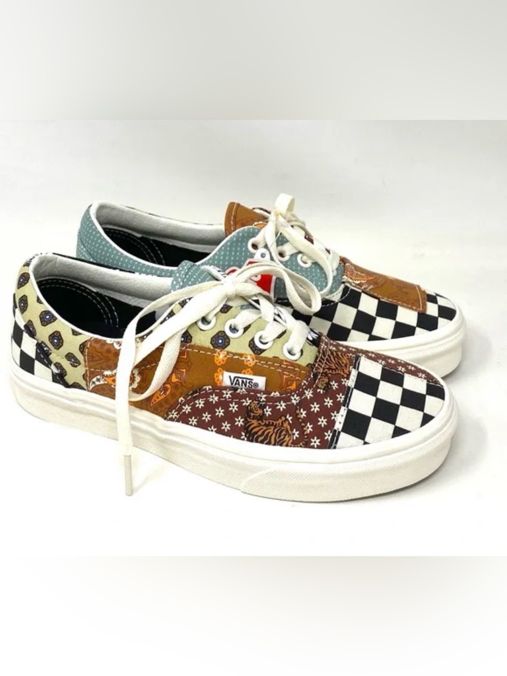 Vans Patchwork Checkerboard Low-Top Sneakers - Multi